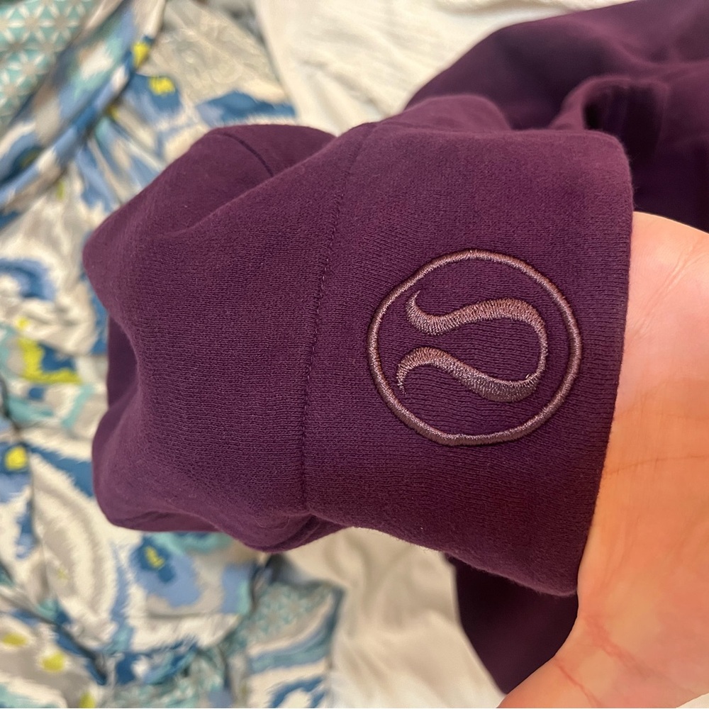 Lululemon full zip jacket scuba